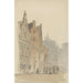 Lutherische Kirche rund und einige Häuser in Amsterdam - Adrianus Eversen — Ansicht des Kunstwerks