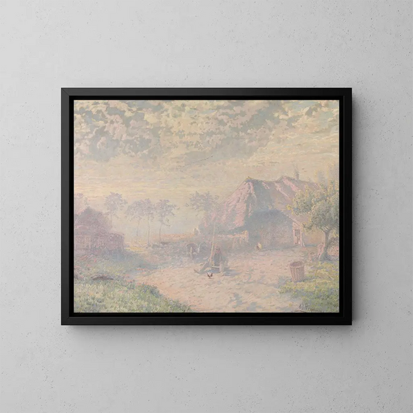 Früher Morgen - Adrien Joseph Heymans — gerahmtes Bild an der Wand