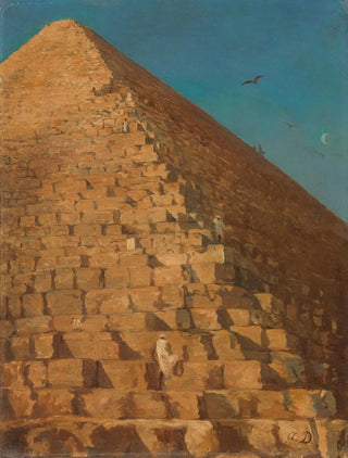 Adrien Dauzats - The Great Pyramid Giza.webp