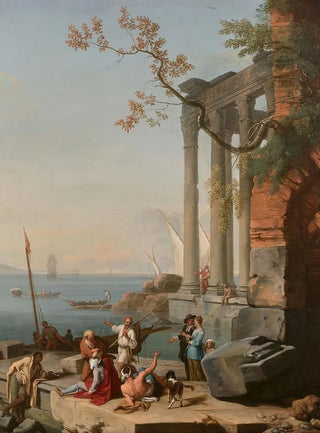 Adrien Manglard - Rivage mditerranen anim de marchands.webp