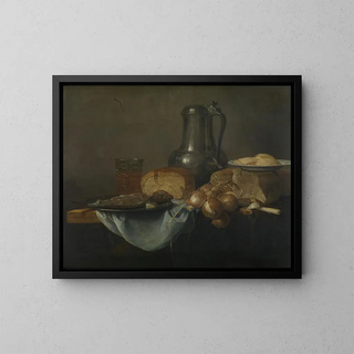 Ae van Rabel - Still Life with Fish Bread and Onions.webp