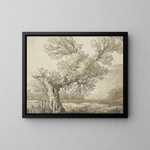 Paesaggio vicino a Dordrecht - Aelbert Cuyp — quadro incorniciato alla parete