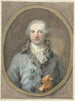 Ritratto di un gentiluomo in una cornice ovale - Aert Schouman — vista dell’opera