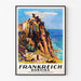 Deutsches Vintage-Poster von Korsika
