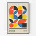 Poster Bauhaus - Motivo geometrico multicolore