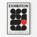 Poster Bauhaus Nero e Rosso - Design 1923