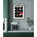 Poster Bauhaus Nero e Rosso - Design 1923
