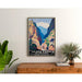 Poster Costa Azzurra e le sue montagne Vintage