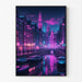 Poster Cyberpunk di Amsterdam