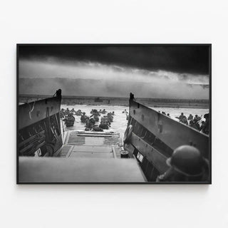 Affiche Debarquement Normandie - The Face of War par Robert Capa