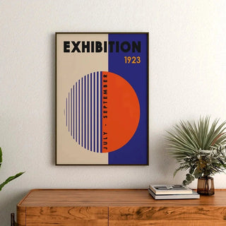 Affiche Exhibition - Bauhaus Bicolore