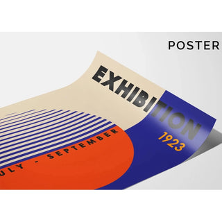 Affiche Exhibition - Bauhaus Bicolore
