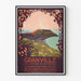 Poster Granville ancienne – La Monaco du Nord, vue sur la mer