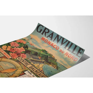 Affiche Granville vintage – La Monaco du Nord et les îles Chausey