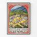 Poster Grenoble Vintage — gerahmtes Bild an der Wand