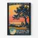 Poster Hauteville-sur-Mer vintage – Bagni di mare vicino a Granville
