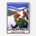 Poster Hohwald die elsässische Skistation Vintage