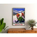Poster Hohwald die elsässische Skistation Vintage