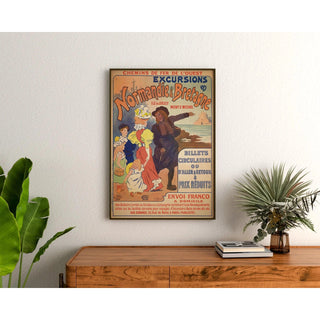 Affiche Mont-Saint-Michel – Excursions en Normandie et Bretagne