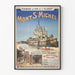 Vintage-Poster Mont-Saint-Michel – Panoramaansicht und geführte Tour