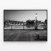 Poster Paris - Le Pont des Arts in Schwarzweiß