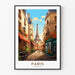 Poster Parigi Vintage - La Torre Eiffel