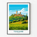 Poster Toscana Vintage
