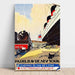 Vintage-Poster Paris Le Havre New York