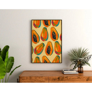 Affiche décoration cuisine - Papaye Tropicale