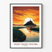 Poster del Mont Saint-Michel Vintage