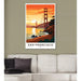 Poster del Golden Gate di San Francisco Vintage