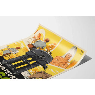 Affiche publicitaire vintage - Élévateurs Dragor