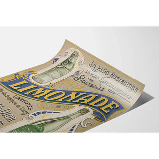 Affiche publicitaire vintage – Limonade Lamotte-Dior & Michelet