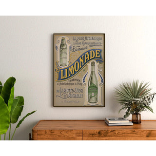 Affiche publicitaire vintage – Limonade Lamotte-Dior & Michelet