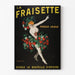 Poster pubblicitario vintage - Liqueur La Fraisette