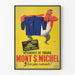 Vintage-Werbeplakat – Arbeitskleidung Mont Saint-Michel