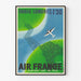 Poster vintage Air France - Parigi Londra in 1H30