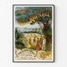 Vintage-Poster von Saint-Raphael — gerahmtes Bild an der Wand