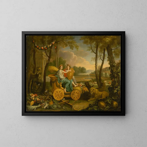 Apoteosi di Luigi XIV - Dopo Charles Le Brun — quadro incorniciato alla parete