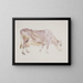 Stende ko - Agnes Lunn — gerahmtes Bild an der Wand