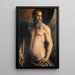 Portrait von Andrea Doria als Neptun - Agnolo Bronzino — gerahmtes Bild an der Wand
