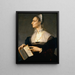 Ritratto di Laura Battiferri - Agnolo Bronzino — quadro incorniciato alla parete