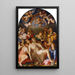 La Descente de Croix - Agnolo Bronzino — quadro incorniciato alla parete
