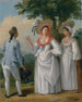 Kreolische Antillen freie in eleganter Kleidung - Agostino Brunias — Ansicht des Kunstwerks