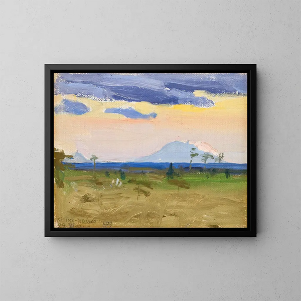 Kilima Ndjaro 22 VI - Akseli Gallen-Kallela — gerahmtes Bild an der Wand