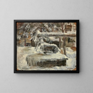 Akseli GallenKallela - Luminen Pihamaa.webp