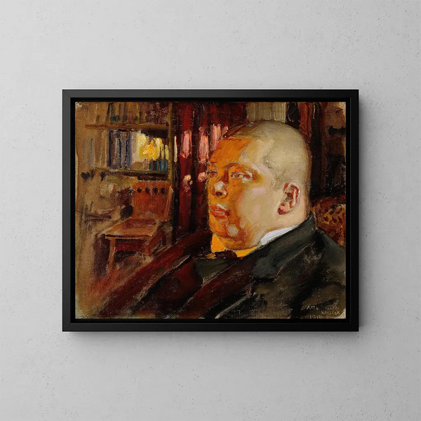 Ritratto di Eric O.W. Ehrström - Akseli Gallen-Kallela — quadro incorniciato alla parete