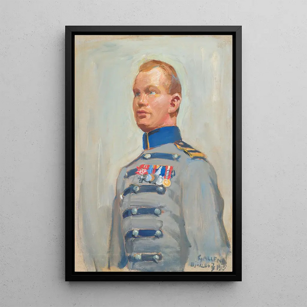 Riproduzione del dipinto L'ordinanza del reggente Mannerheim, Gustaf Hagenau - Akseli Gallen-Kallela