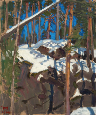 Akseli GallenKallela - Spring Sun At Konginkangas.webp