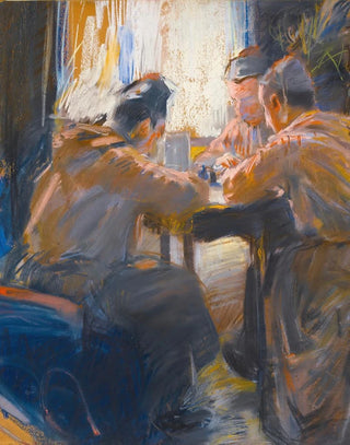 Akseli GallenKallela - The Card Players.webp